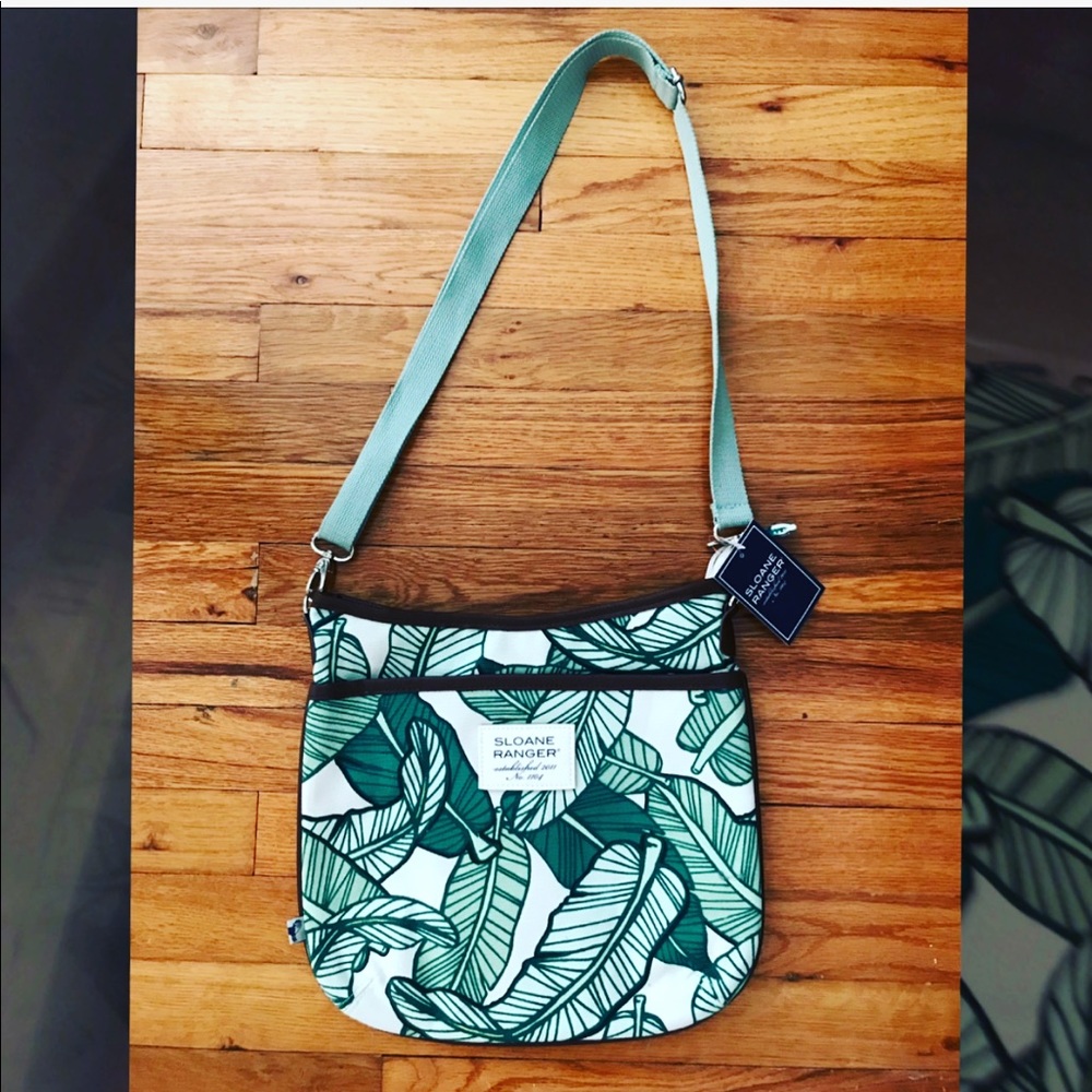 Sloan Ranger Banana Leaf Crossbody Bag
